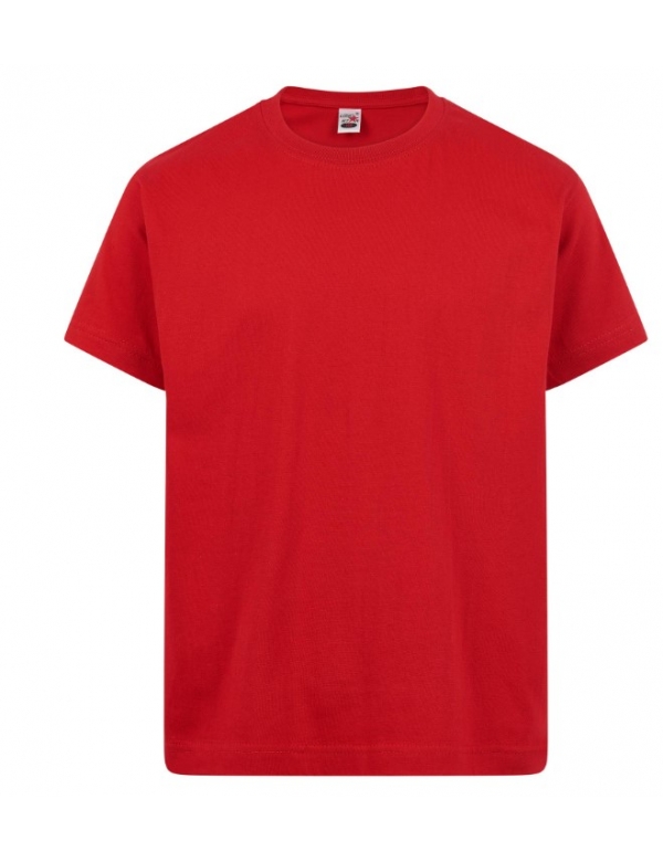Baby T-shirt basic korte mouw rood